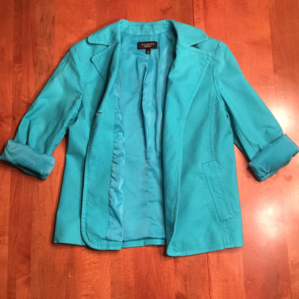 Talbots Teal Blazer